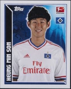 손흥민 2011-12 Topps 분데스리가 스티커 145번