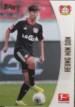 손흥민 2013-14 Topps Chrome 분데스리가 카드 128번