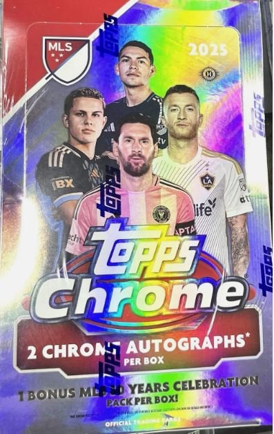 2025 Topps Chrome MLS Soccer Hobby Box
